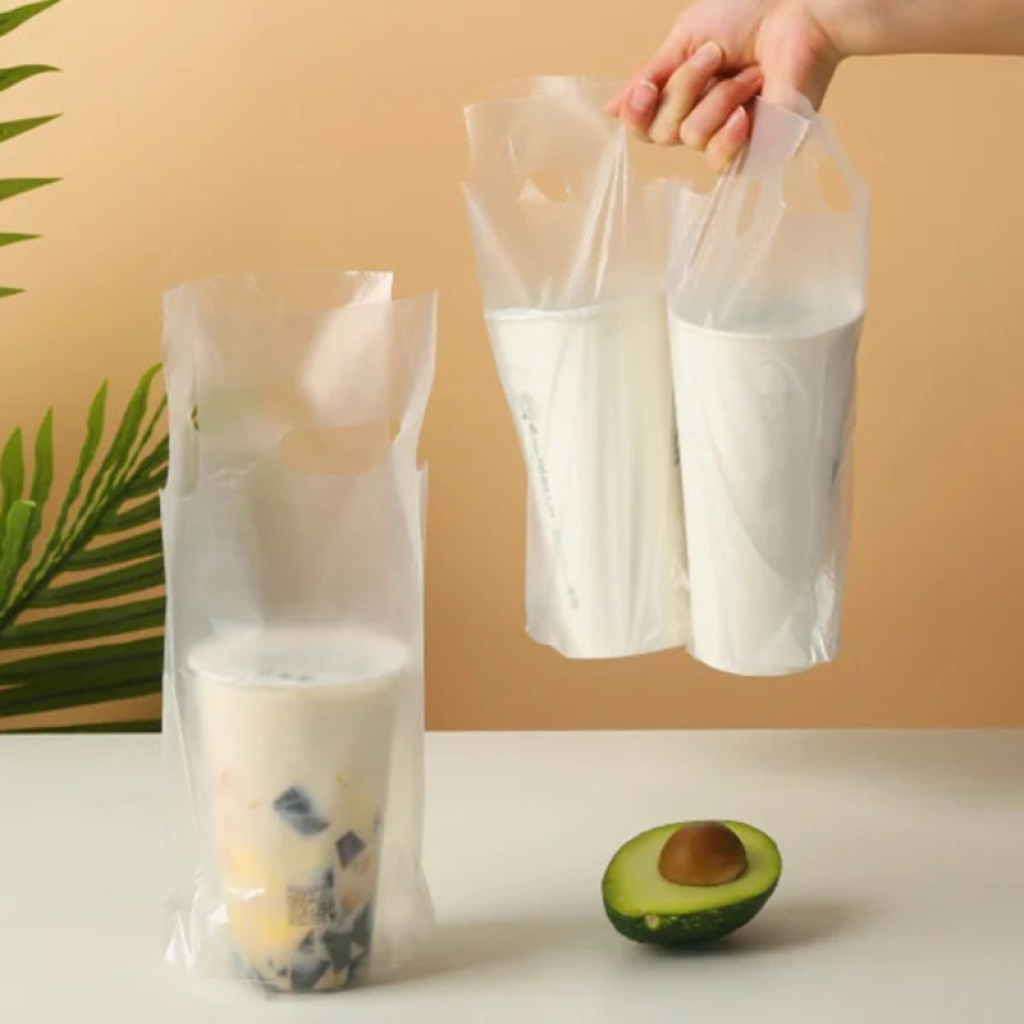 Túi đựng ly loại ly đôi xếp đáy