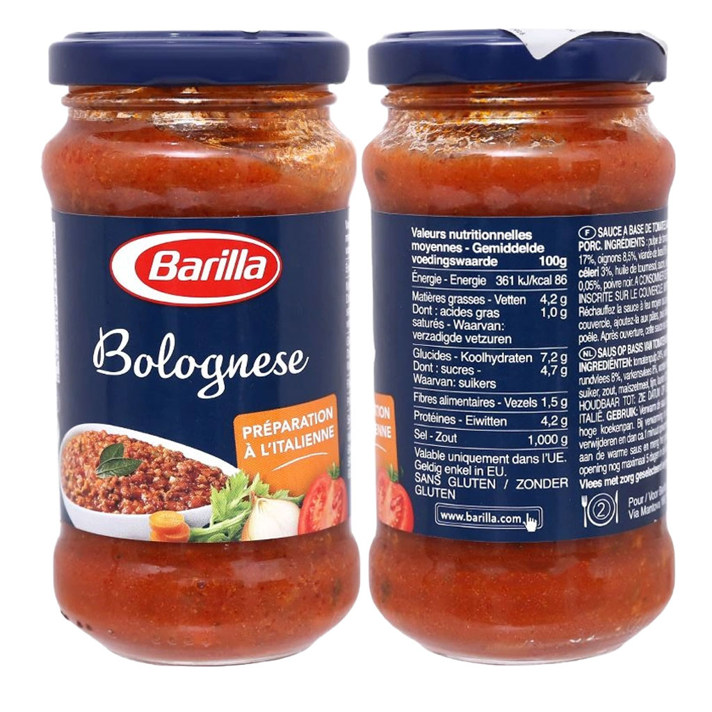Sốt cà chua thịt bằm Barilla Bolognese 200g F122928