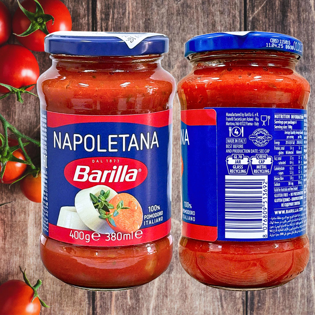 Sốt cà chua thảo mộc Barilla New Napoletana 400g F100410