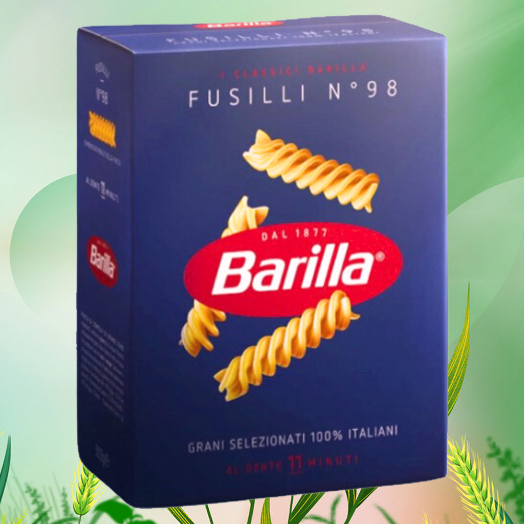 Mỳ nui Barilla hình xoắn các cỡ Fusilli 500g F100401