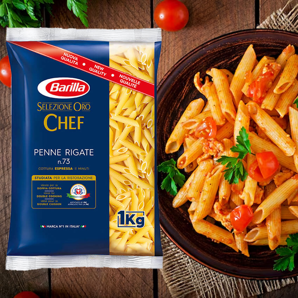 Mỳ nui ống vát chéo các cỡ Barilla Penne 1kg F106198