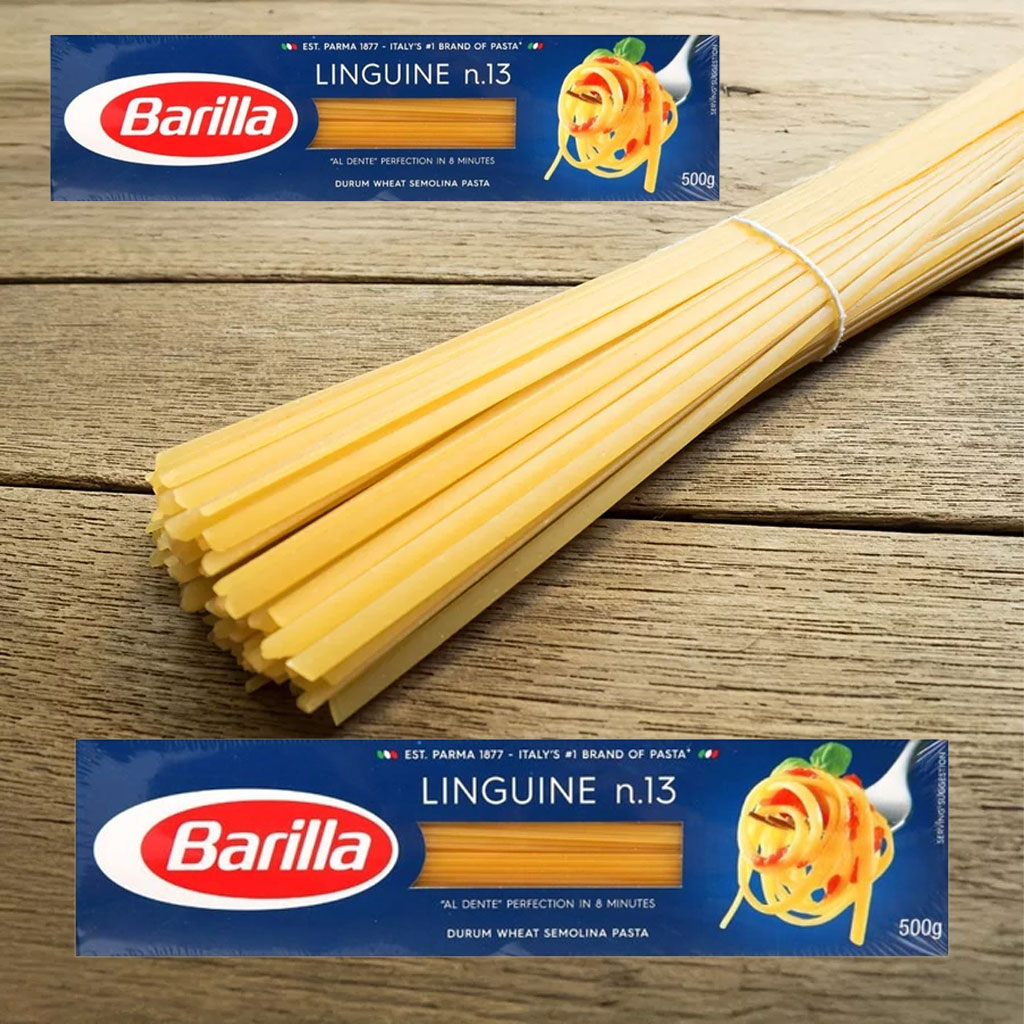 Mỳ sợi dẹt các cỡ Barilla Linguine 500g F122254