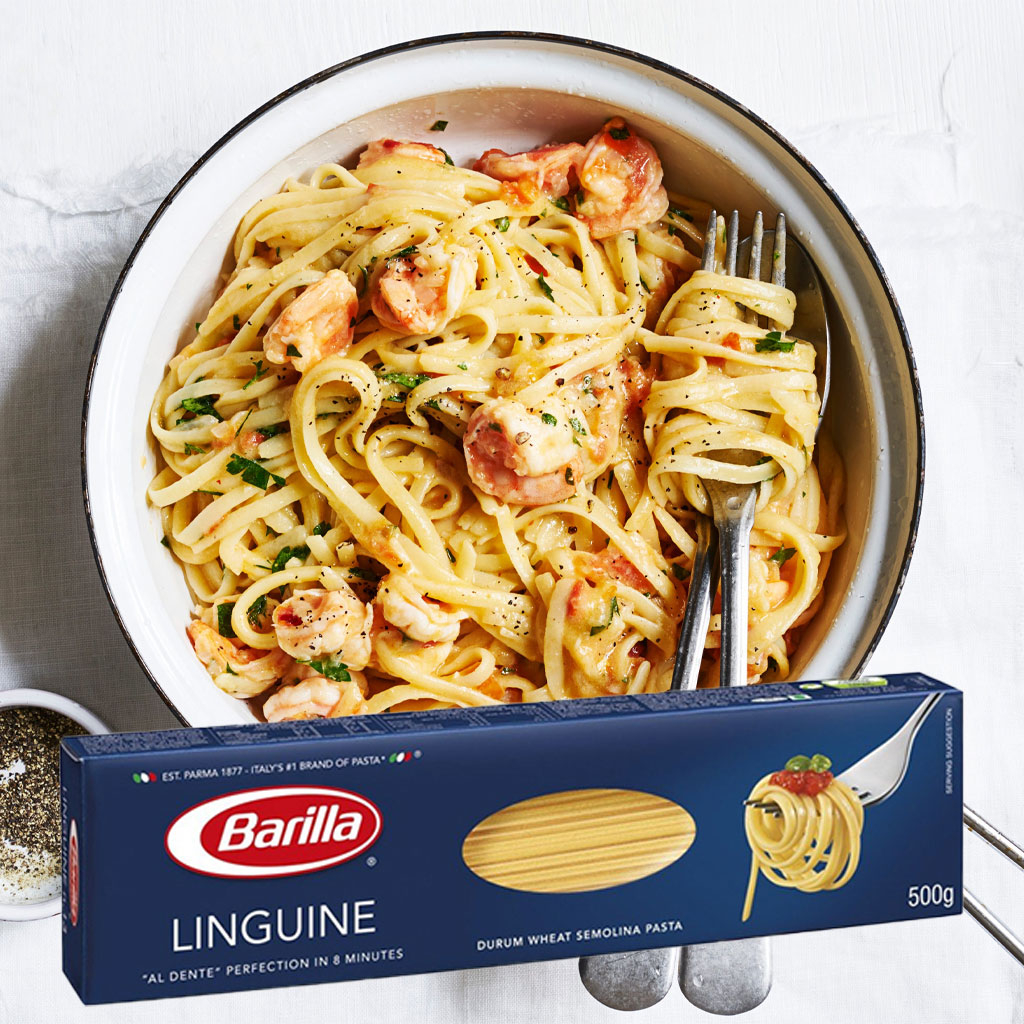 Mỳ sợi dẹt các cỡ Barilla Linguine 500g F122254