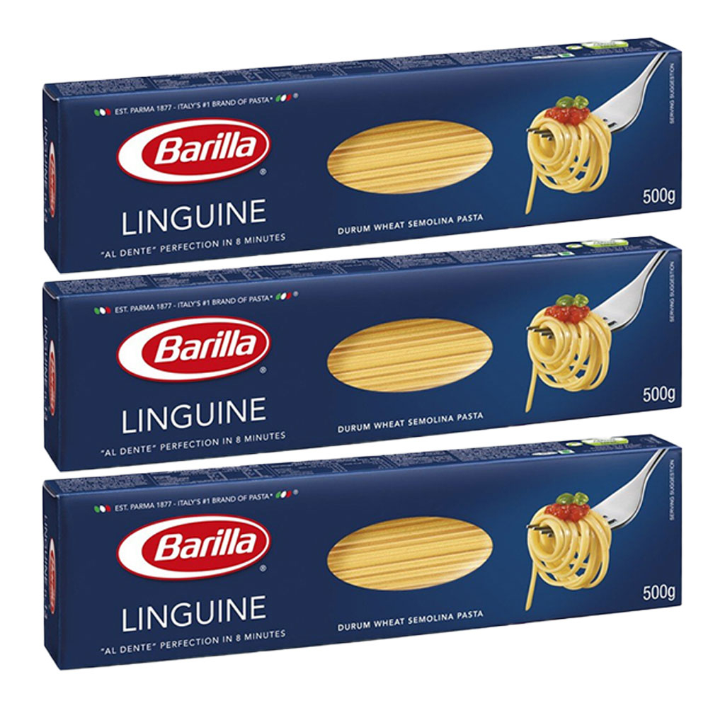 Mỳ sợi dẹt các cỡ Barilla Linguine 500g F122254