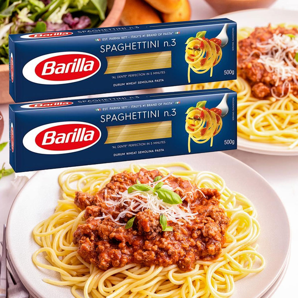 Mỳ sợi hình ống số 3 Barilla Spaghettini 500g mã F100399
