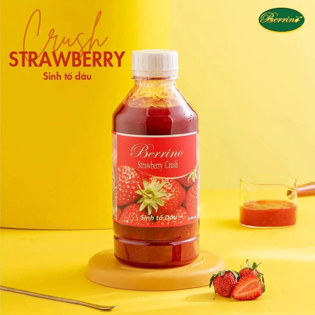 Sinh tố dâu Berrino Strawberry Crush 1L