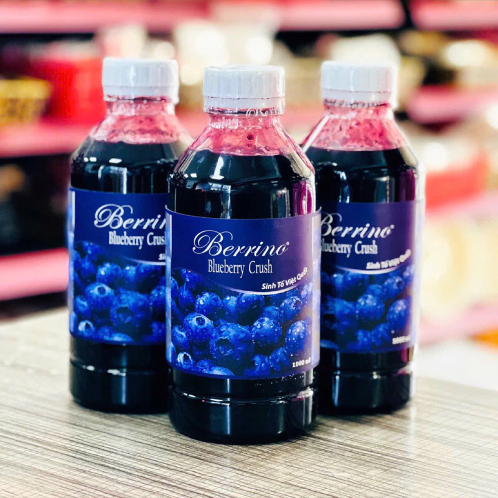 Sinh tố việt quất Berrino Blueberry Crush 1L