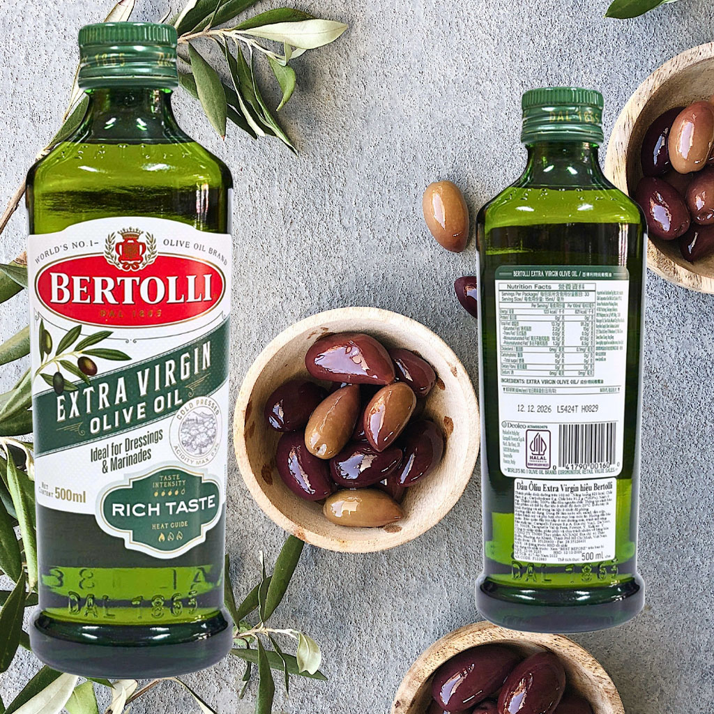 Dầu ô liu Bertolli Extra Virgin Olive Oil 500ml F122883