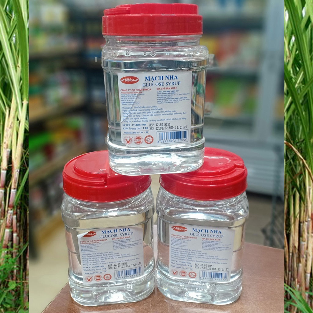 Mạch Nha Trắng Bibica Glucose Syrup 1kg