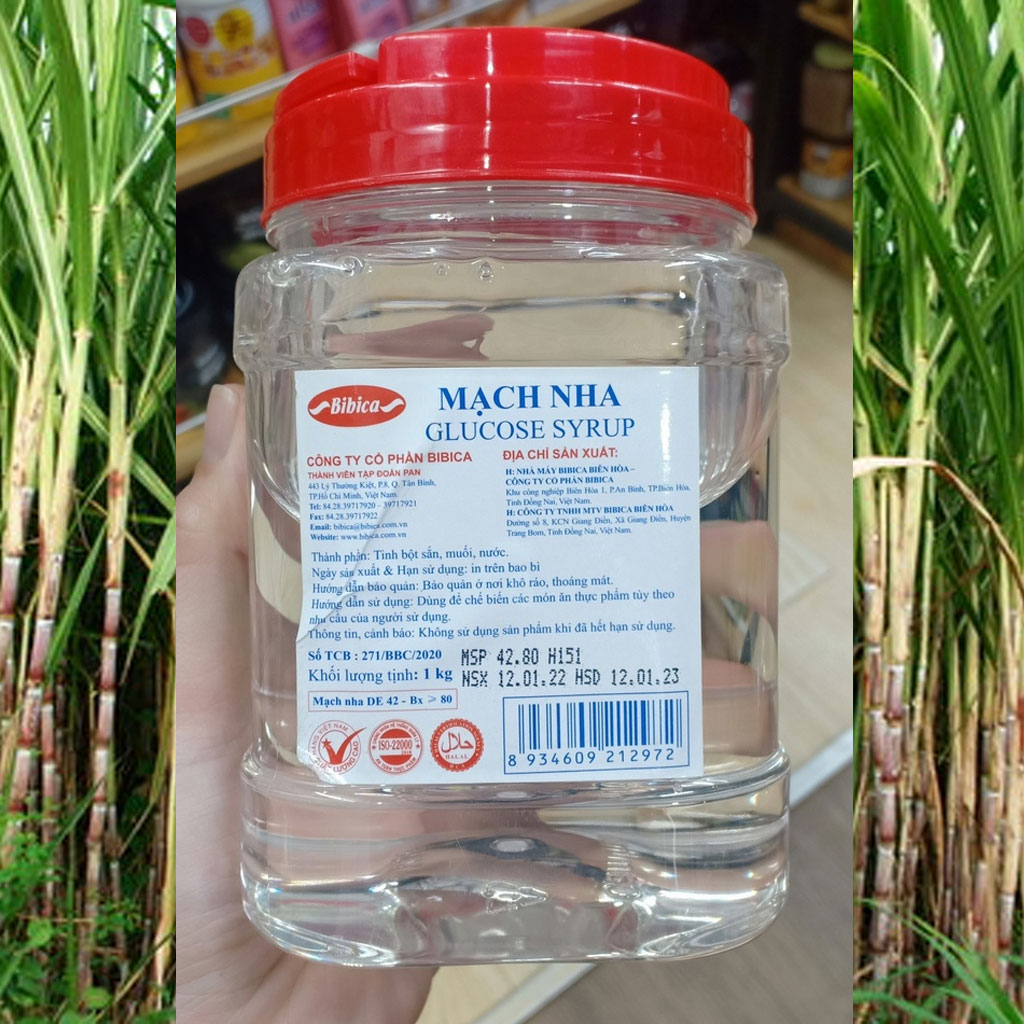 Mạch Nha Trắng Bibica Glucose Syrup 1kg