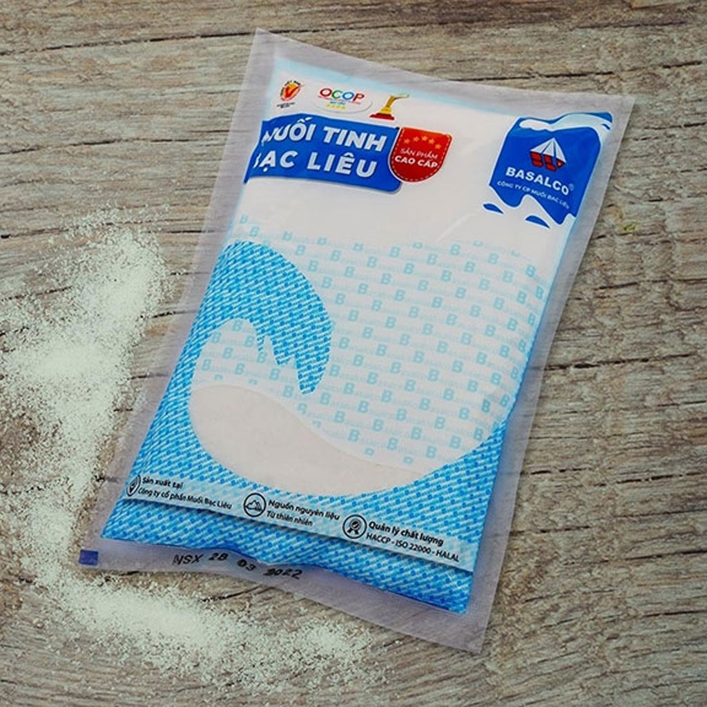 Muối tinh Bạc Liêu 1kg