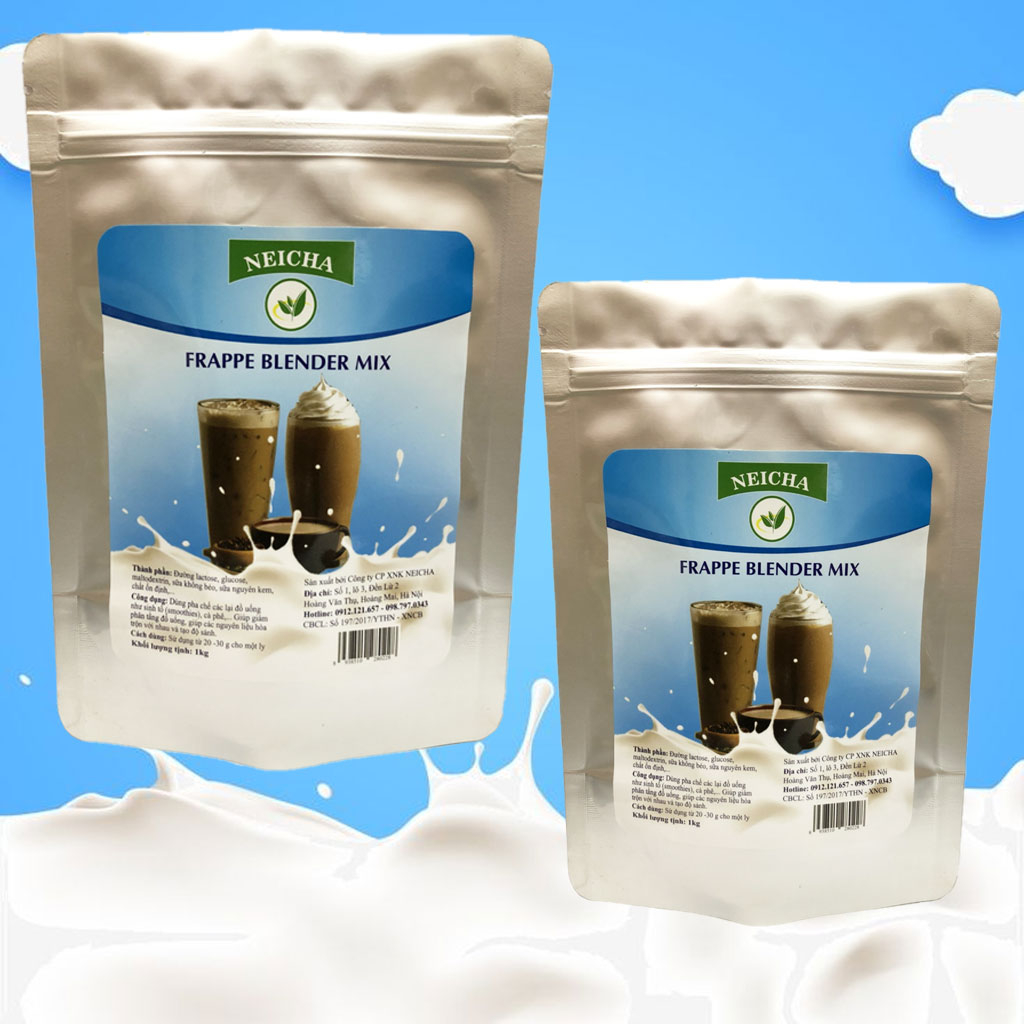 Bột Sinh Tố Đá Xay Neicha Frappe Blender Mix 1 kg