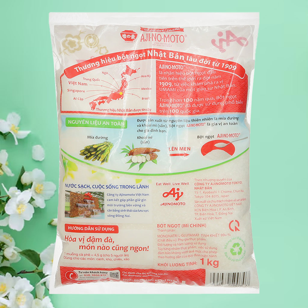 Bột ngọt hạt lớn L Ajinomoto 1kg