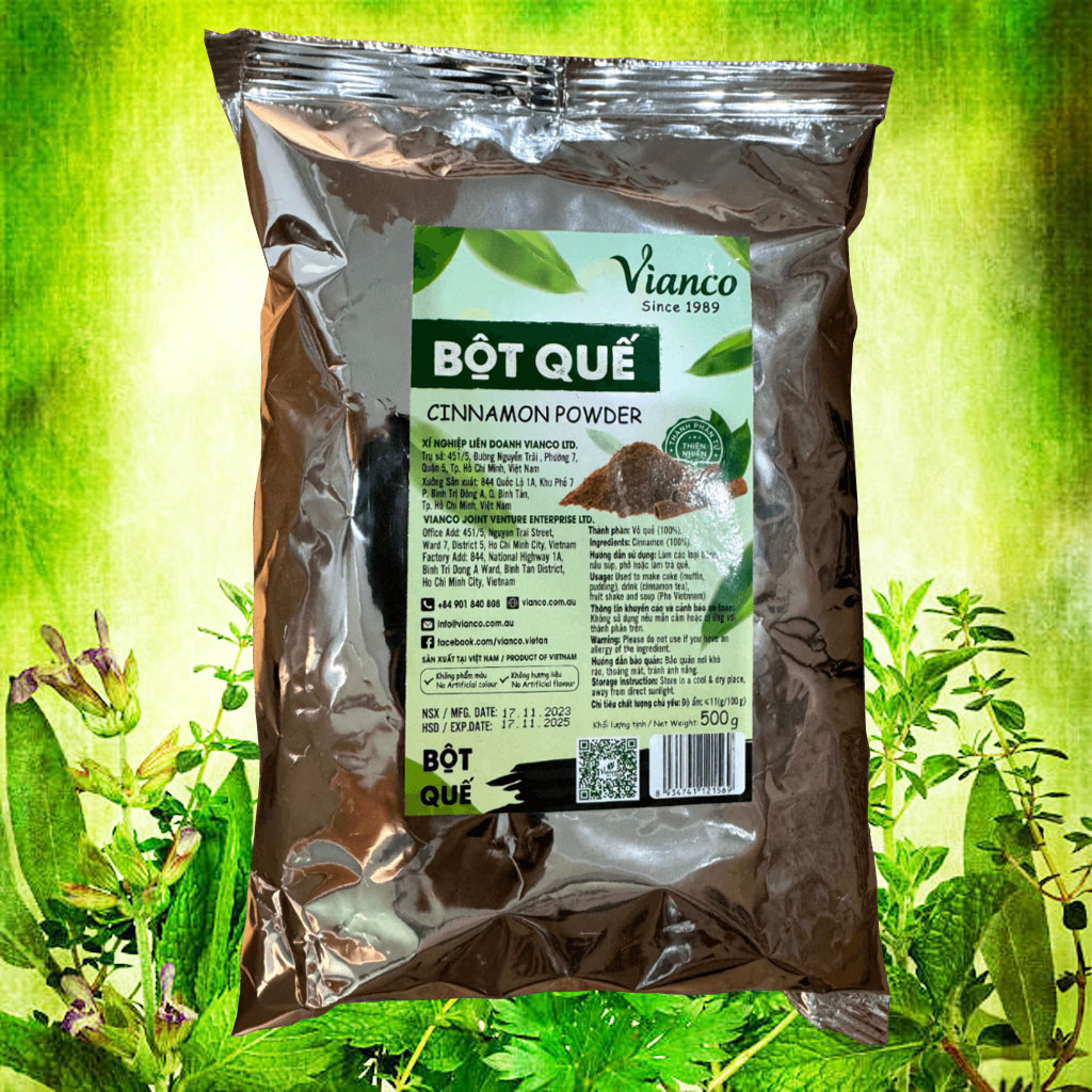 Bột Quế Việt Ấn Vianco 500gr
