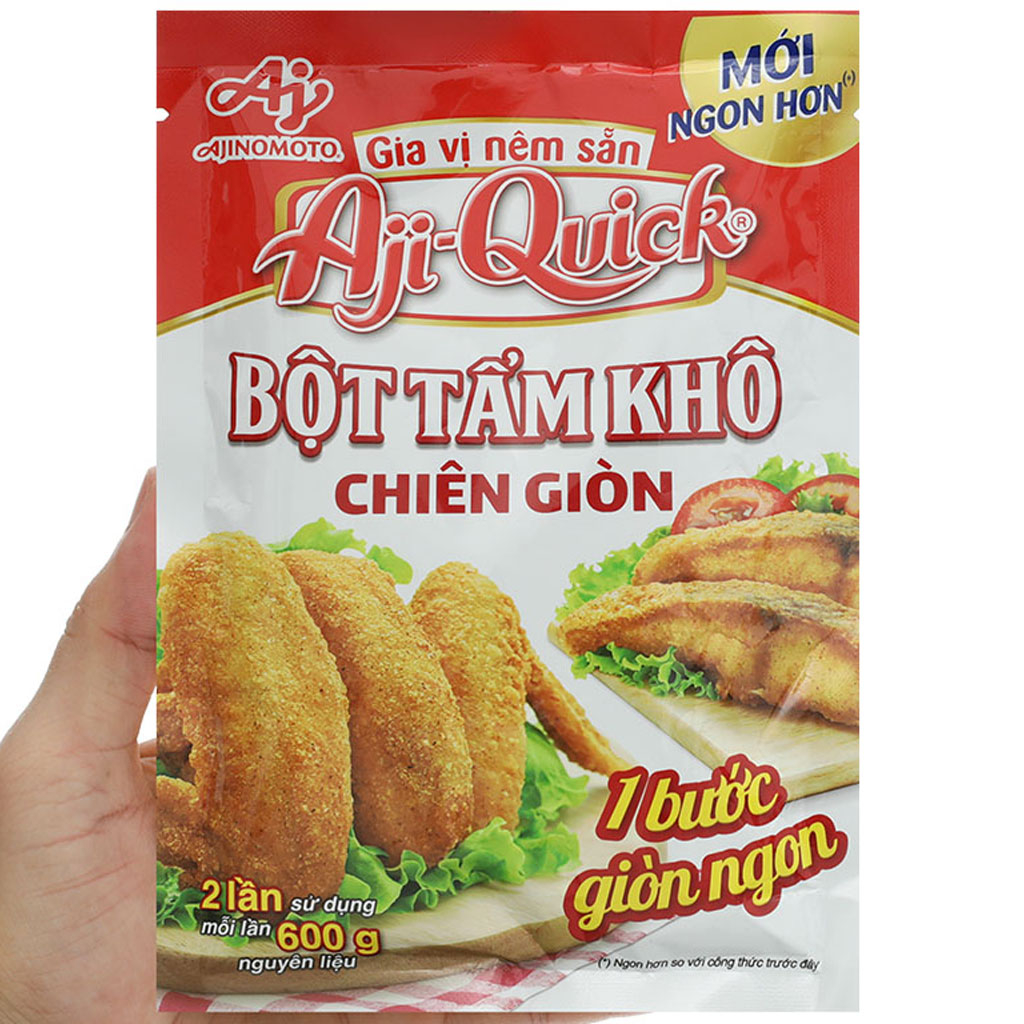 Bột tẩm khô chiên giòn Aji-Quick 84g