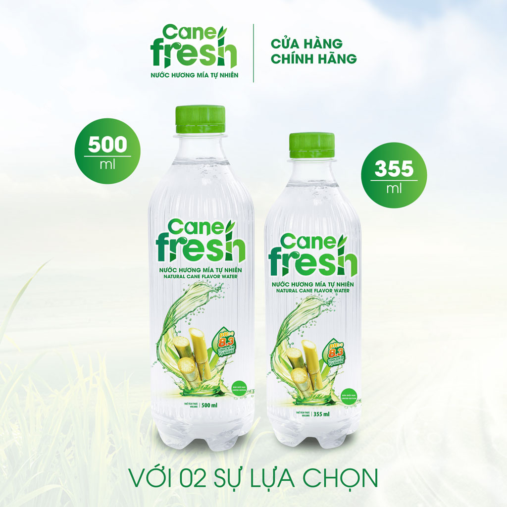 Nước hương mía tự nhiên Cane Fresh 355ml