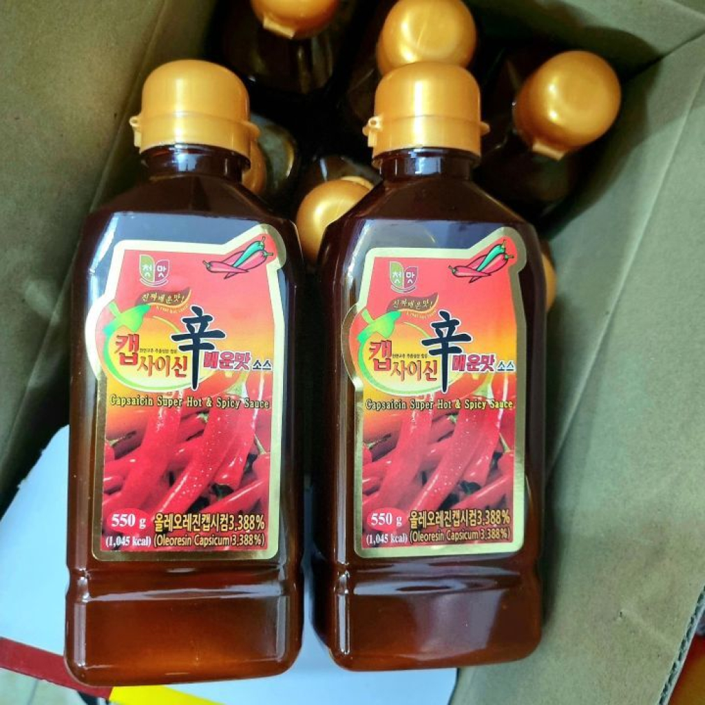 Sốt ớt Capsacin Super Hot Spicy Sauce 550g