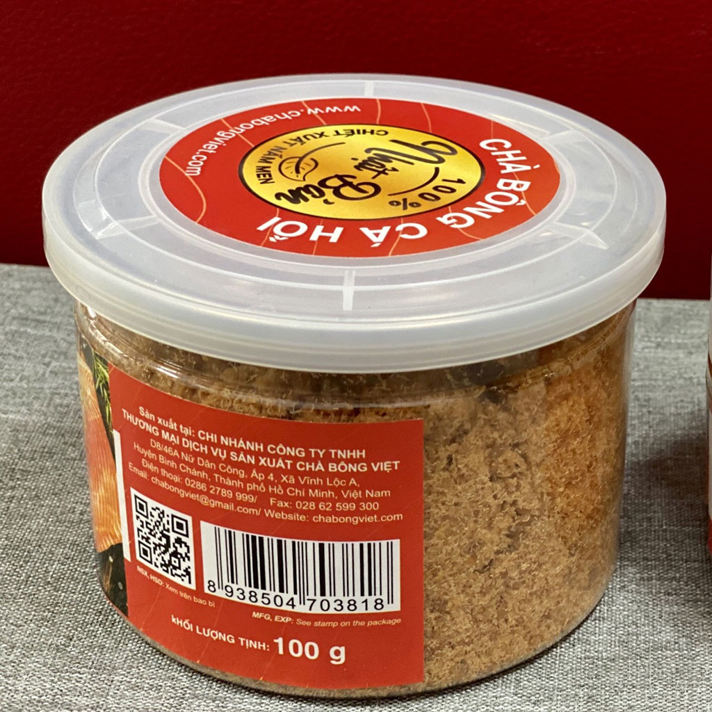 Chà Bông Cá Hồi Chà Bông Việt 100gr