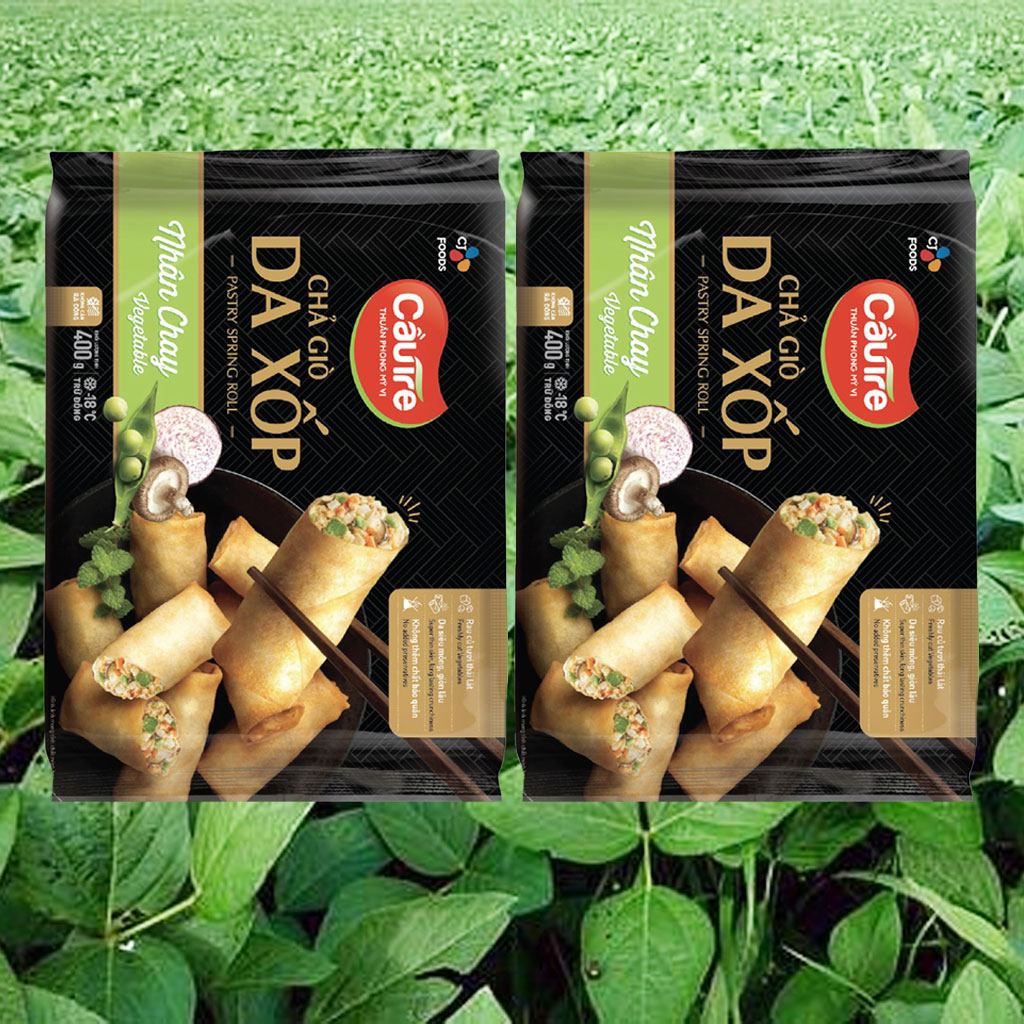 Chả Giò Da Xốp Nhân Chay Cầu Tre CJ 400g
