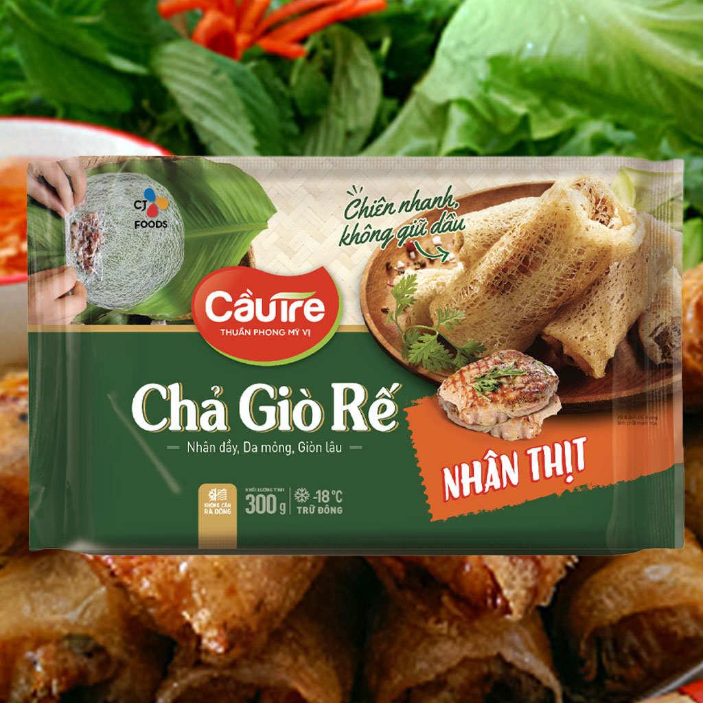Chả giò rế nhân thịt Cầu Tre 300g