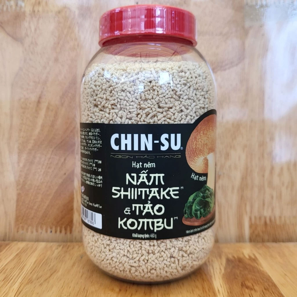 Hạt nêm Chin-su nấm Shiitake & tảo Kombu 450g