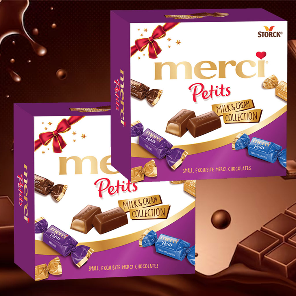 Hộp quà Socola hỗn hợp Merci Finest Selection 250g