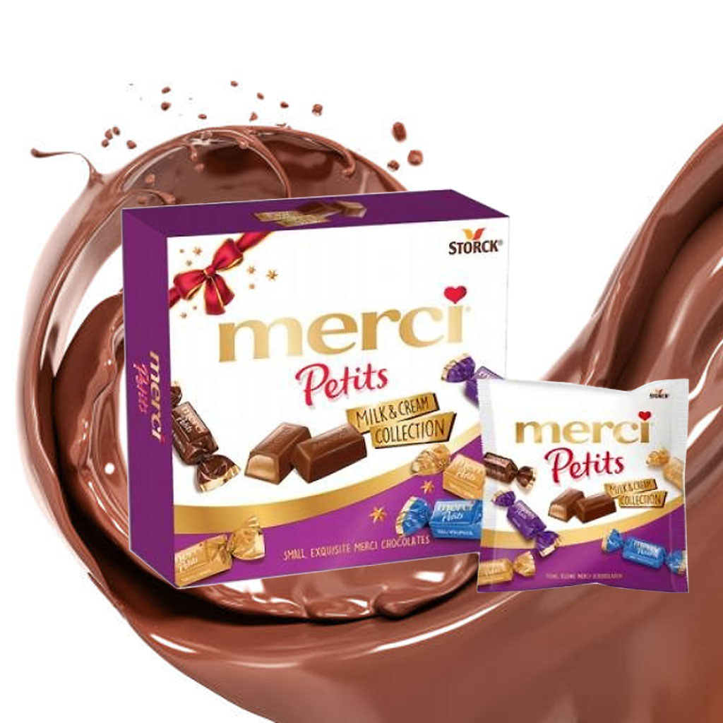 Hộp quà Socola hỗn hợp Merci Finest Selection 250g