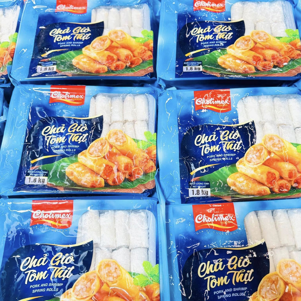 Chả giò tôm thịt Cholimex gói 1.8kg