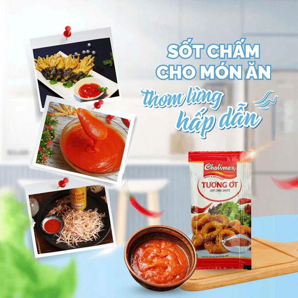 Tương ớt Cholimex lốc 50 gói 10gr