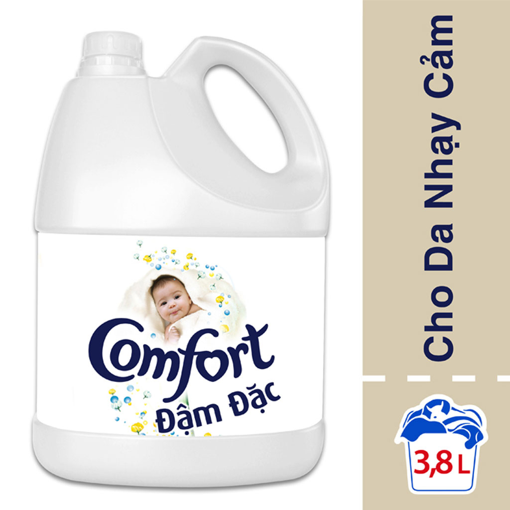 Nước xả vải Comfort đậm đặc 3.8 lít