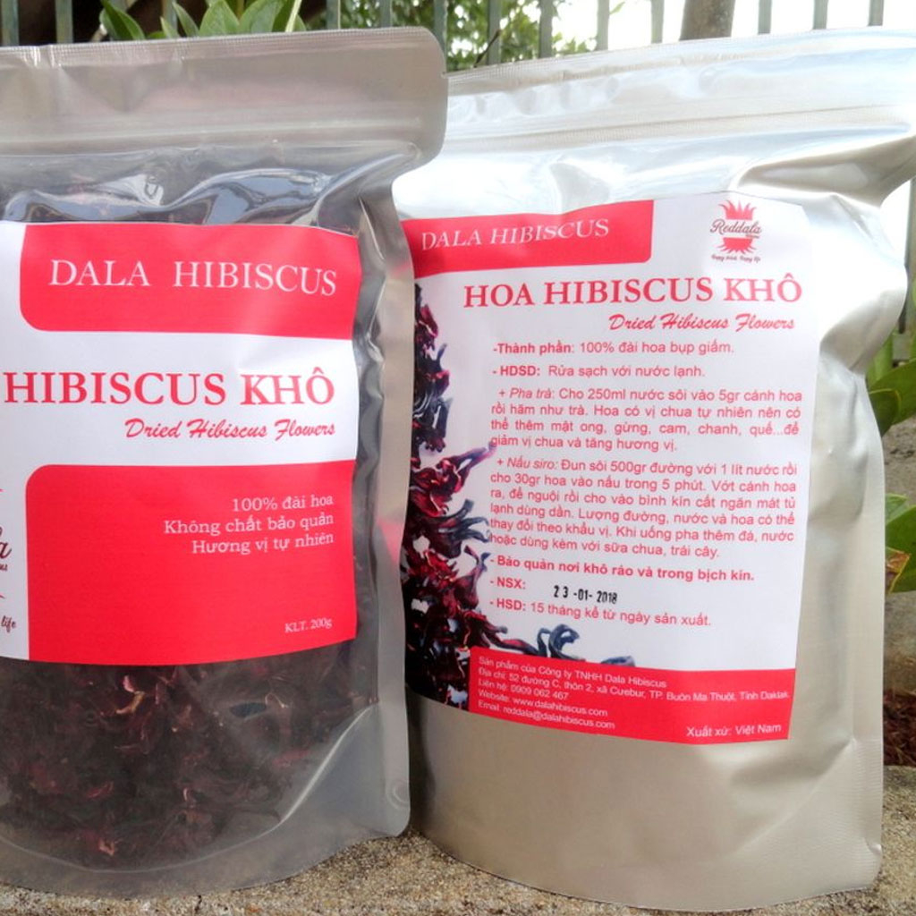 Hoa Hibiscus khô Dala 200g