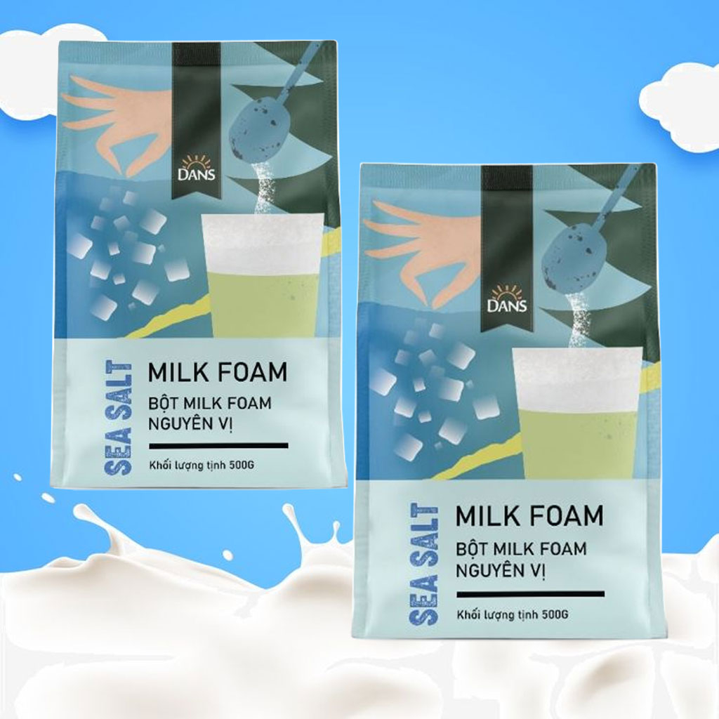 Bột Milk Foam Nguyên Vị Dans 500g