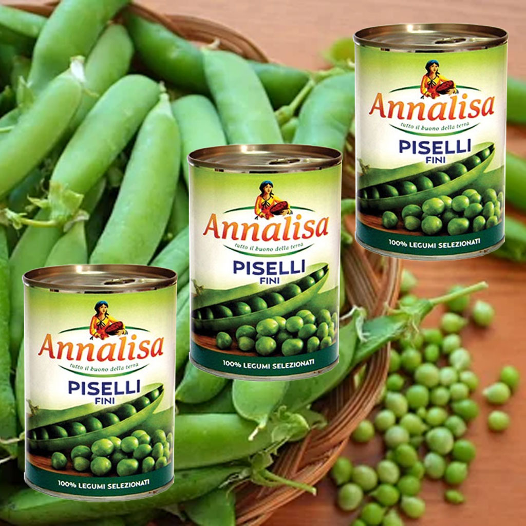 Đậu Hà Lan Piselli Fini Annalisa Peas 400g