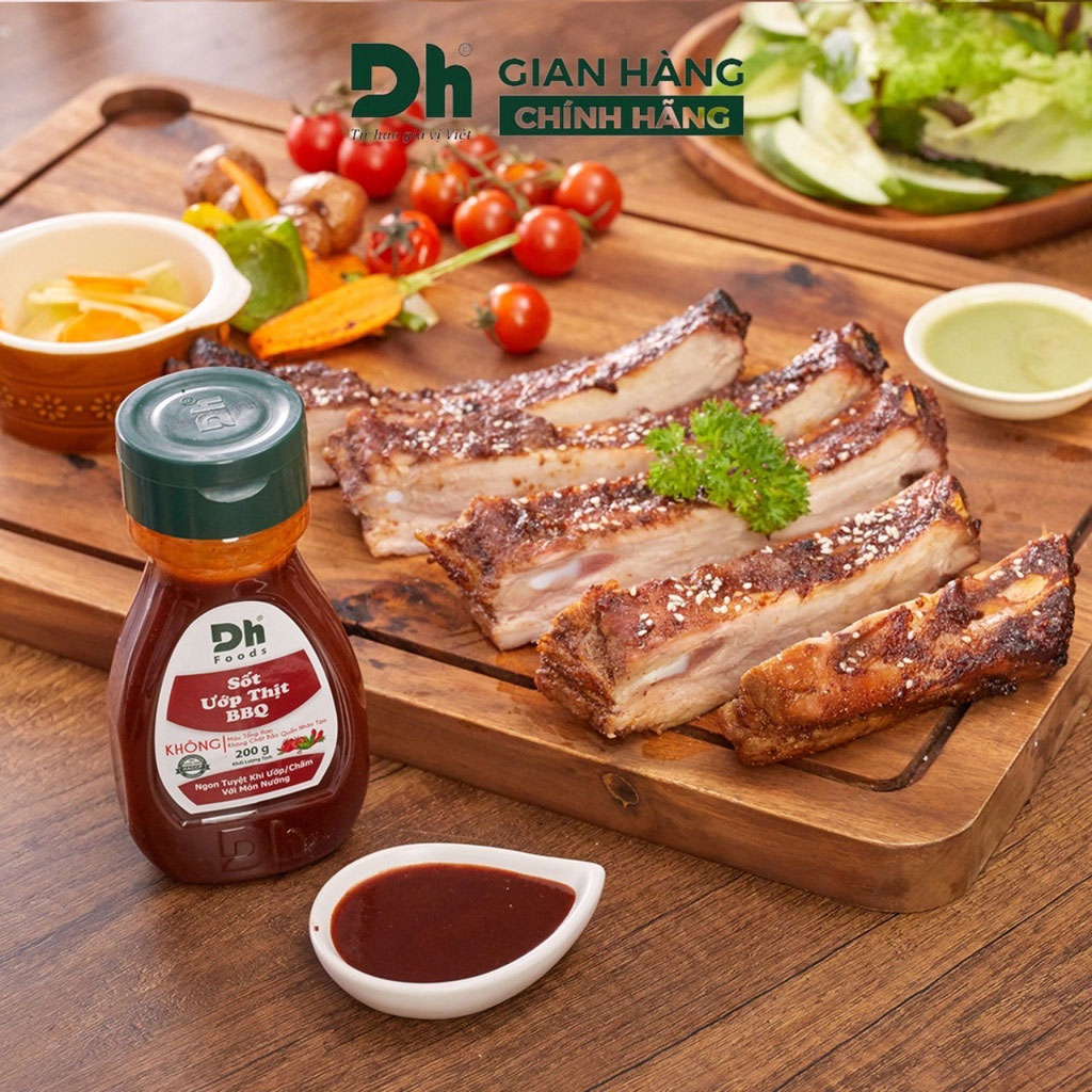 Sốt ướp thịt BBQ Dh Foods 200g