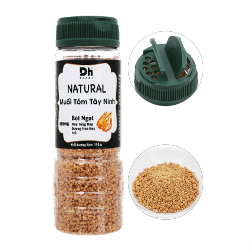 Muối tôm Tây Ninh Dh Foods Natural 110g
