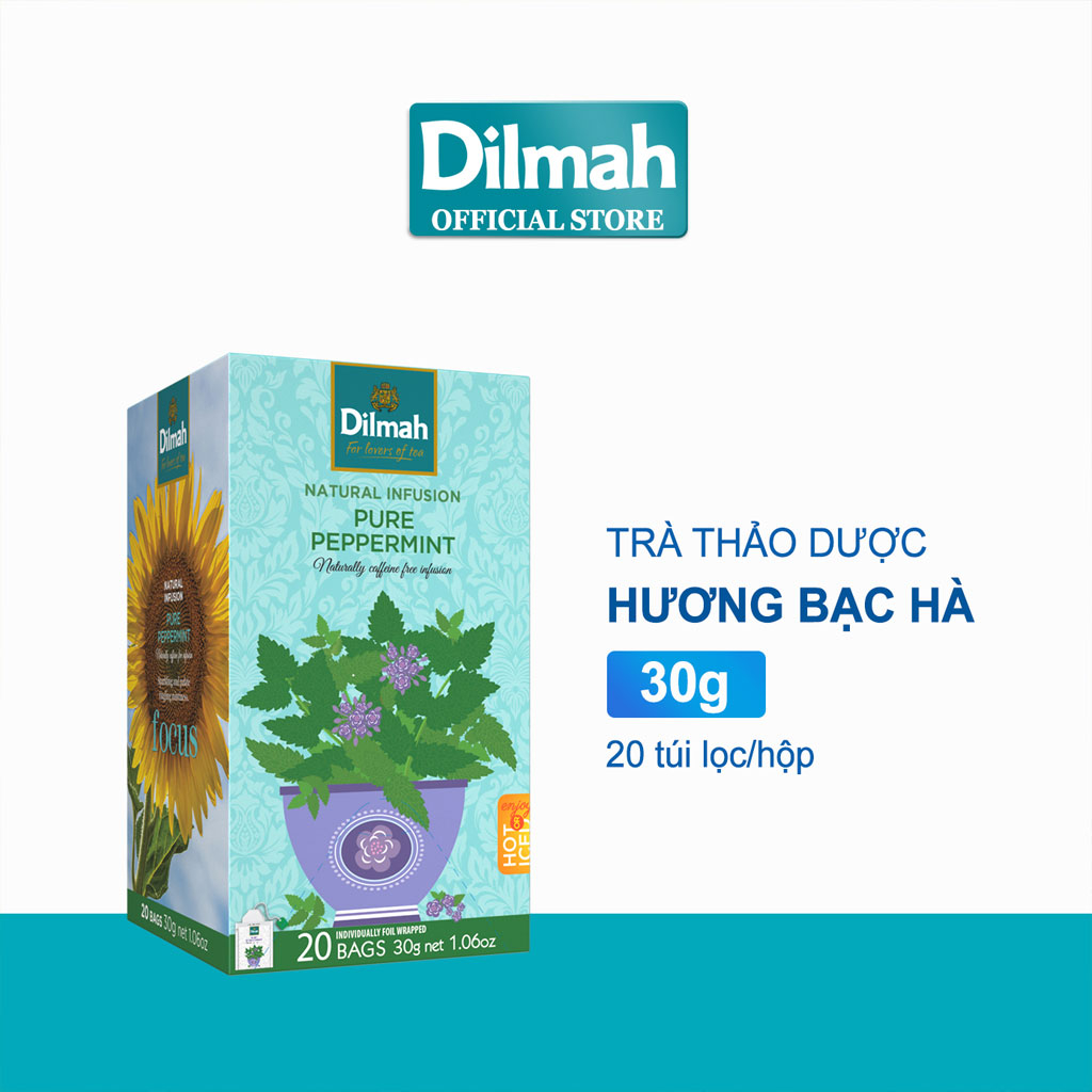 Trà Thảo Dược Bạc Hà Dilmah 30g