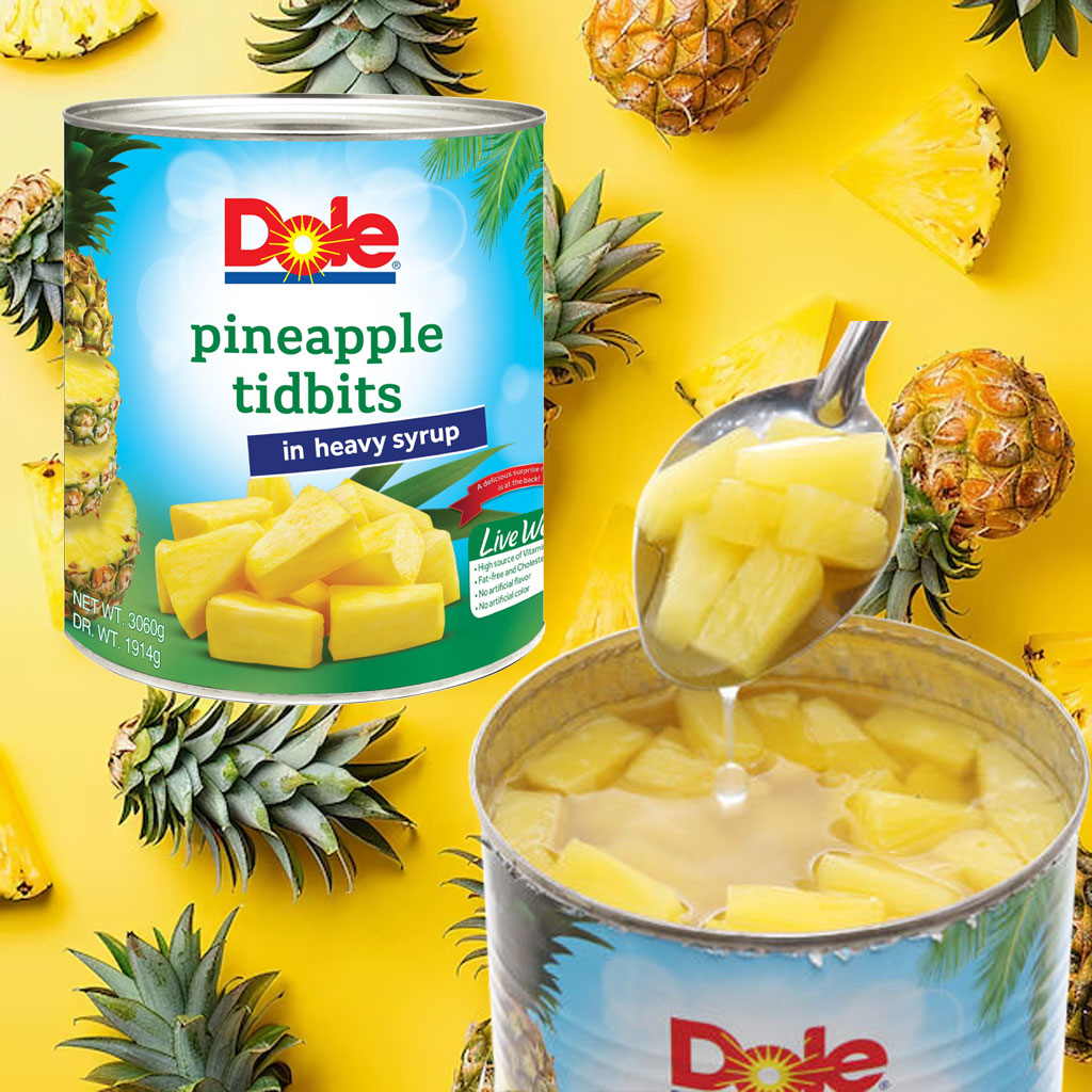 Dứa tươi miếng nhỏ Dole 3060g