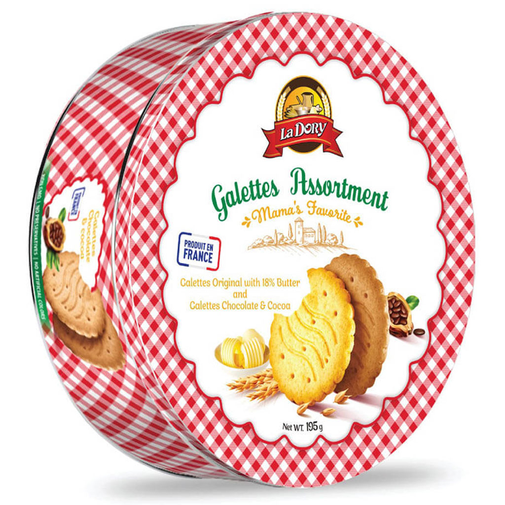 Bánh quy La Dory Galettes Assortment 195g mã F184054
