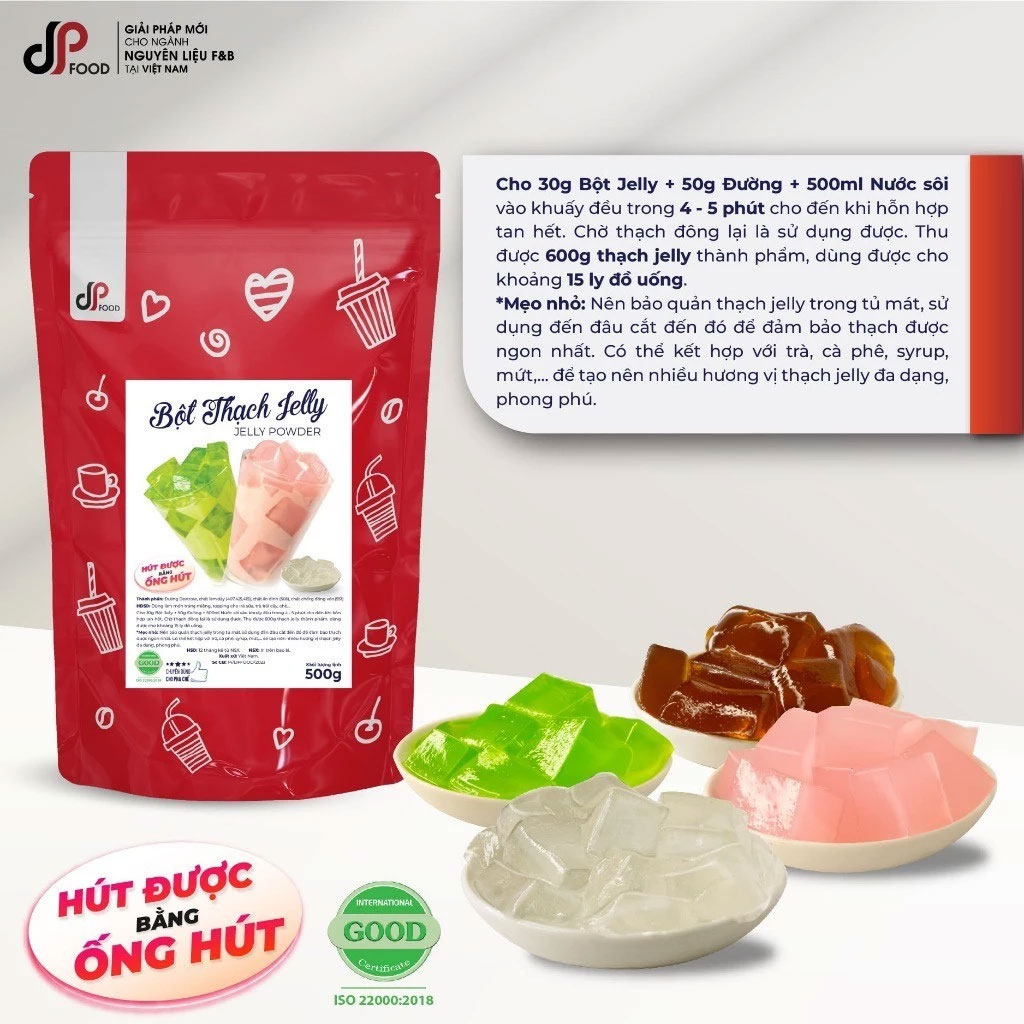 Bột thạch Jelly DPFood 500g