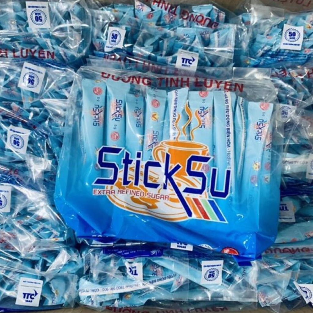 Đường que Sticksu Biên Hòa 300g (50 que x 6gr)
