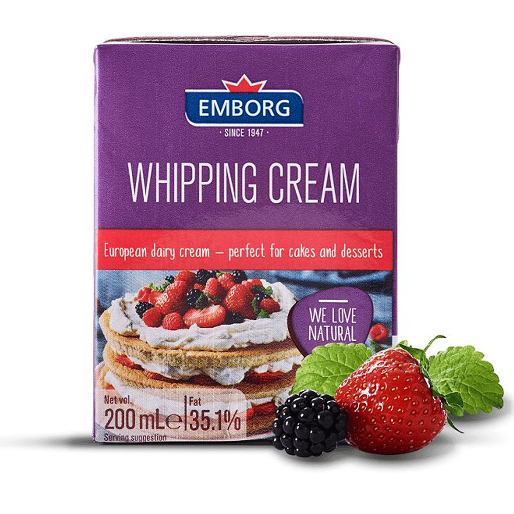 Kem sữa tươi Emborg Whipping Cream 200ml F122861