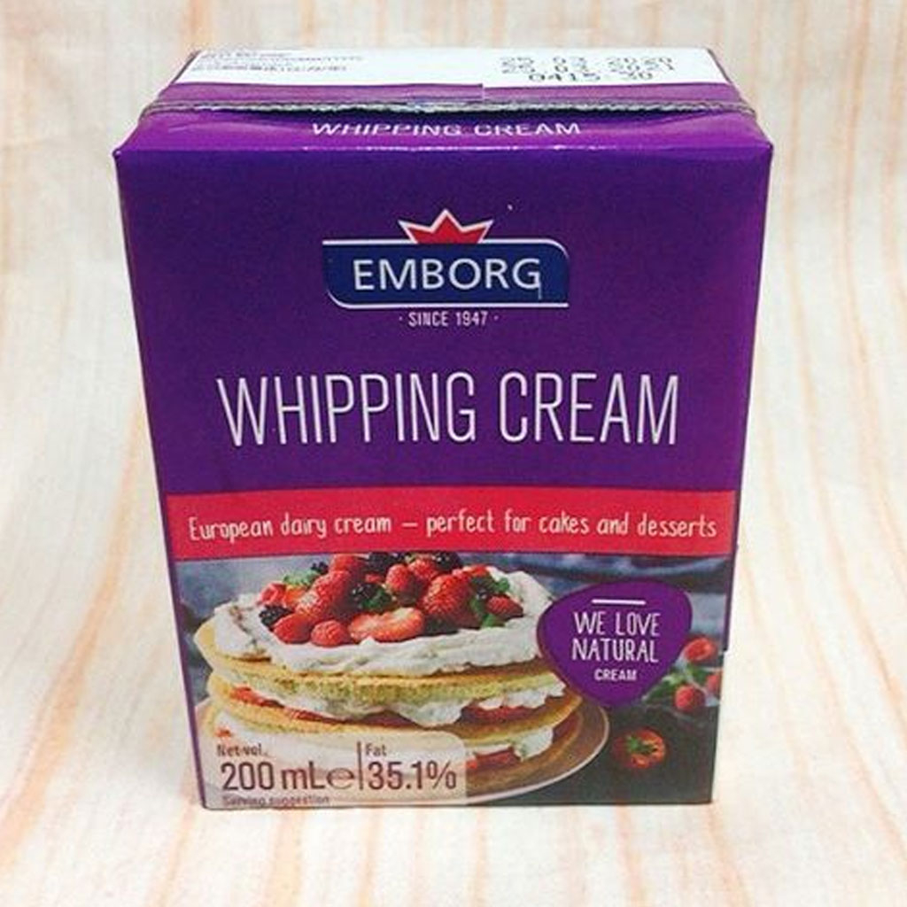 Kem sữa tươi Emborg Whipping Cream 200ml F122861