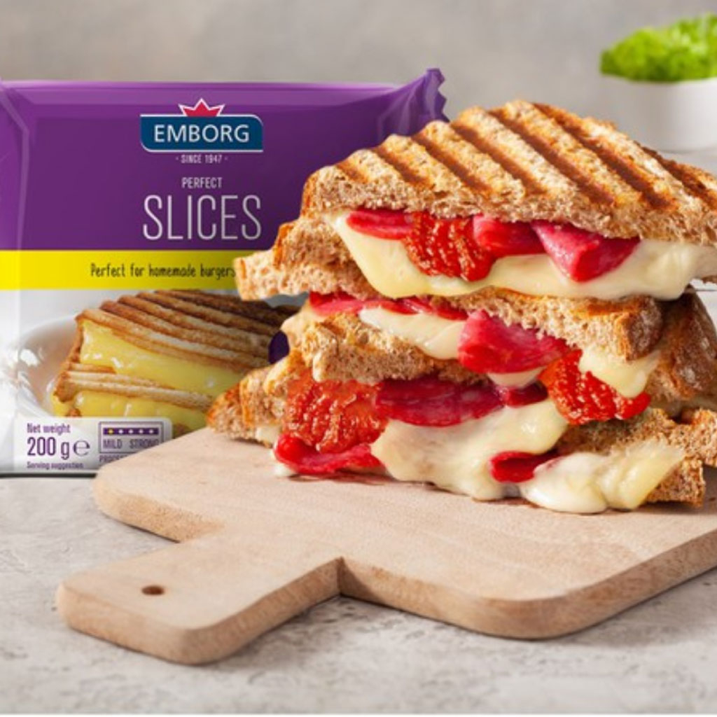 Phô mai lát Emborg Perfect Slices 200g F122969