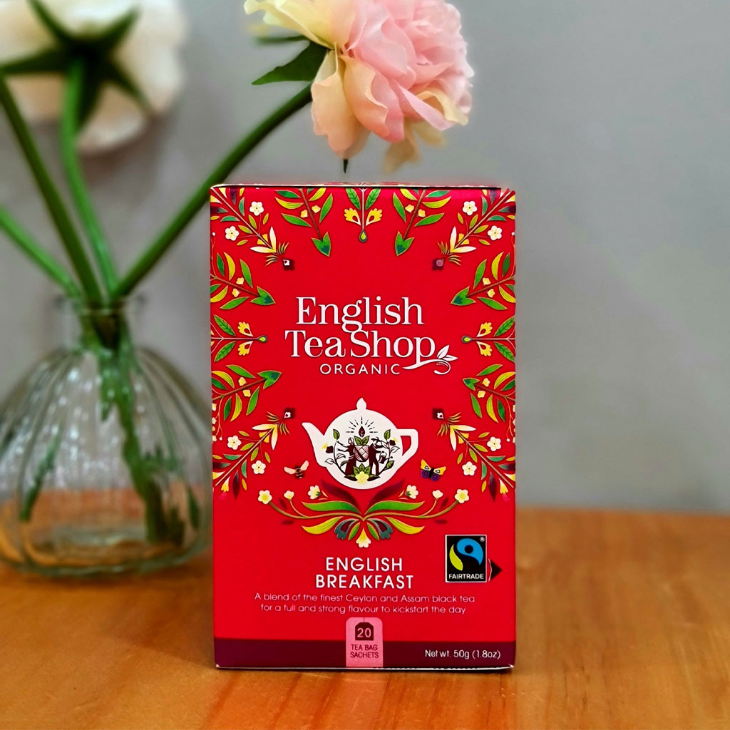 Trà English Tea Shop Organic English Breakfast hộp 50g B130298