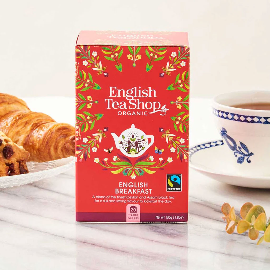 Trà English Tea Shop Organic English Breakfast hộp 50g B130298