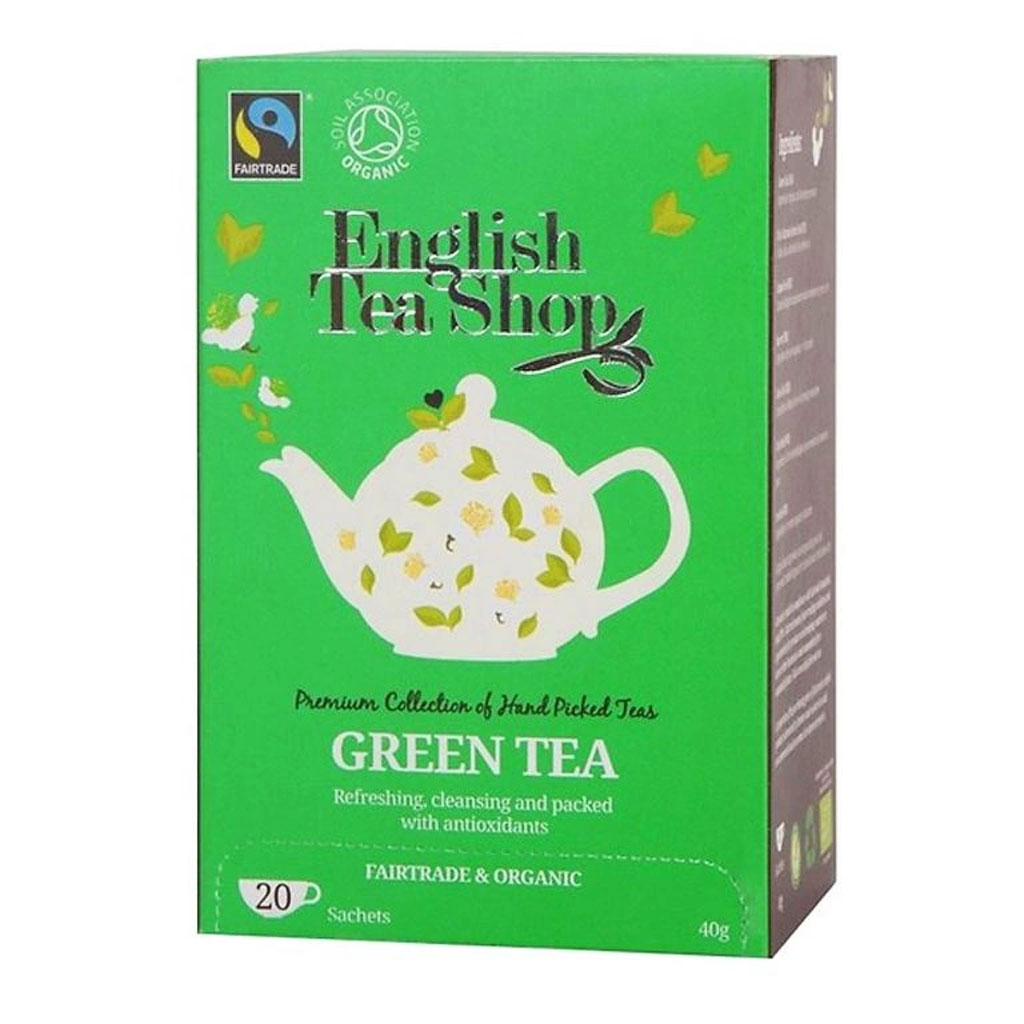 Trà xanh English Tea Shop Organic Green Tea 40g B130301