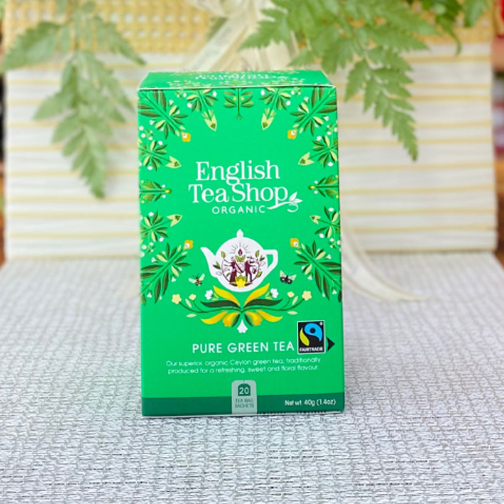 Trà xanh English Tea Shop Organic Green Tea 40g B130301