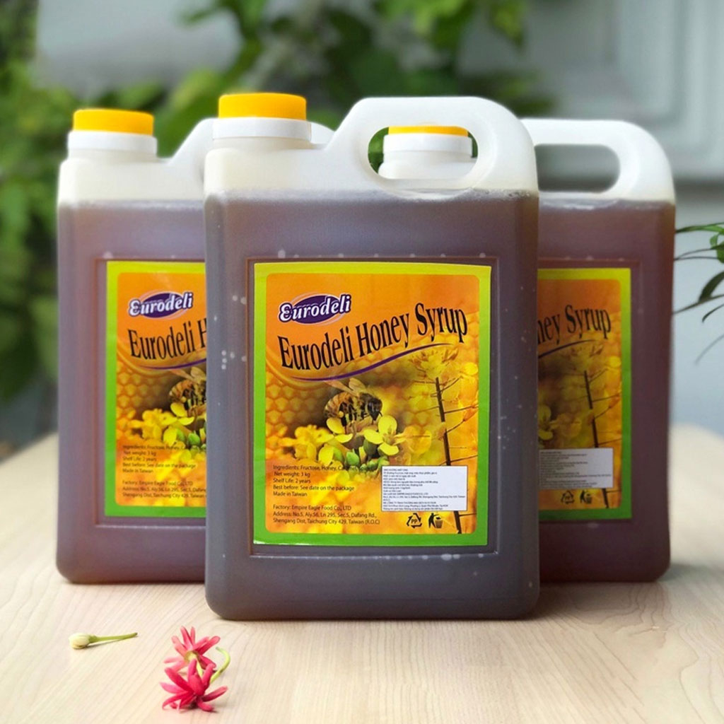 Mật Ong Đài Loan Eurodeli Honey Syrup 3kg