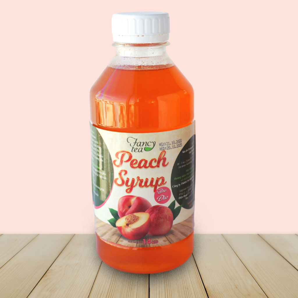 Sirô Đào Fancy Tea Peach Syrup 1.4kg