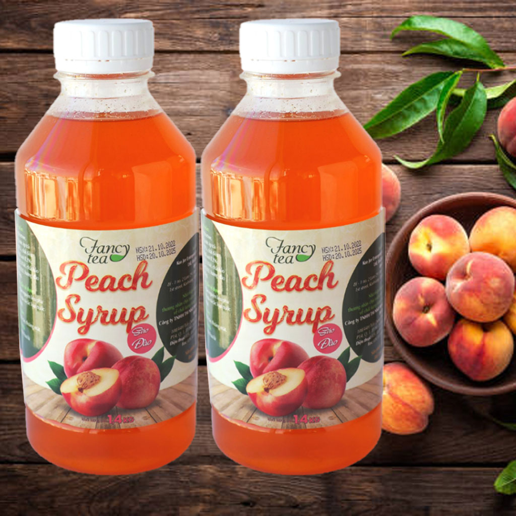 Sirô Đào Fancy Tea Peach Syrup 1.4kg